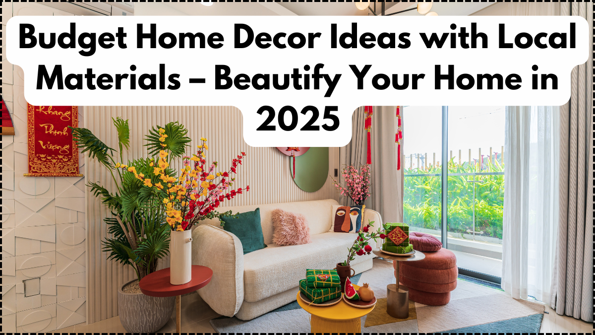 Budget Home Decor Ideas with Local Materials – Beautify Your Home in 2025