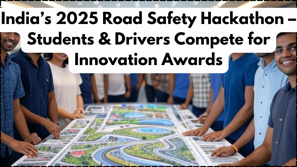 India’s 2025 Road Safety Hackathon – Students & Drivers Compete for Innovation Awards