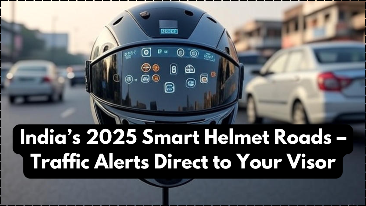 India’s 2025 Smart Helmet Roads – Traffic Alerts Direct to Your Visor