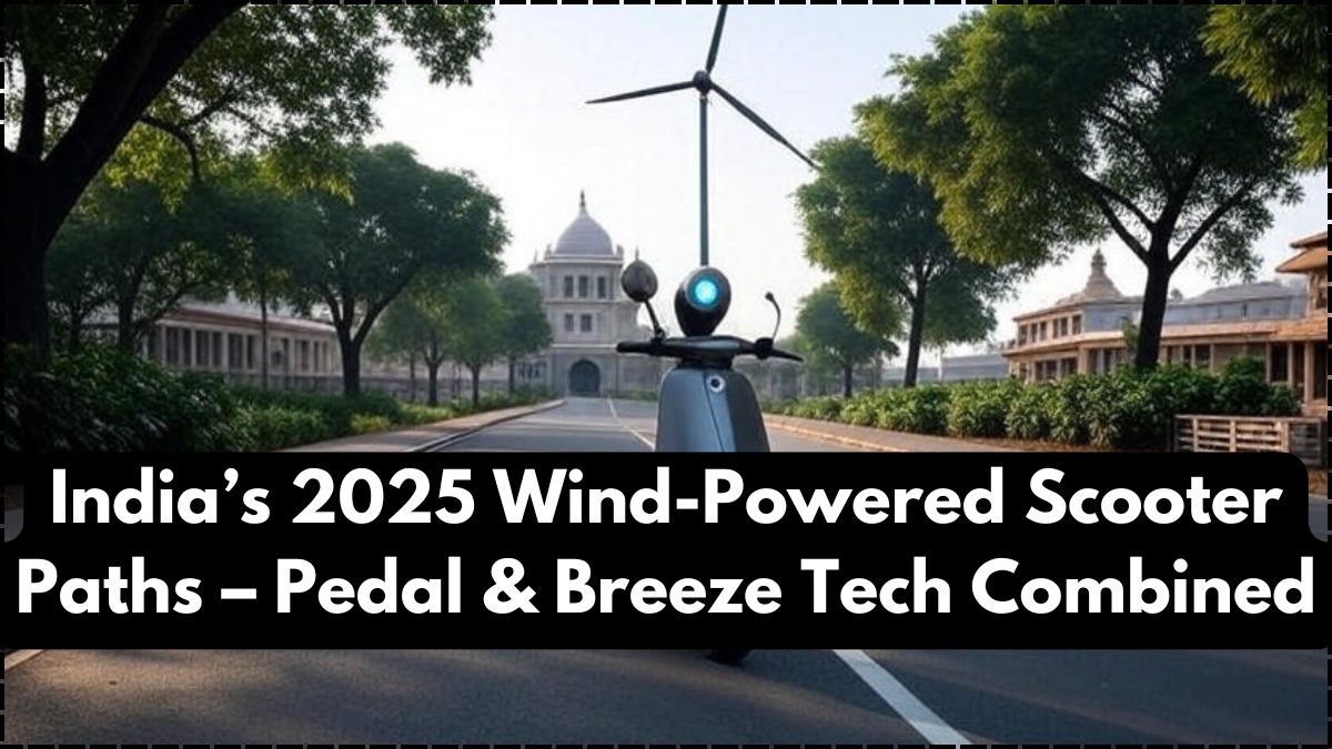 India’s 2025 Wind-Powered Scooter Paths – Pedal & Breeze Tech Combined