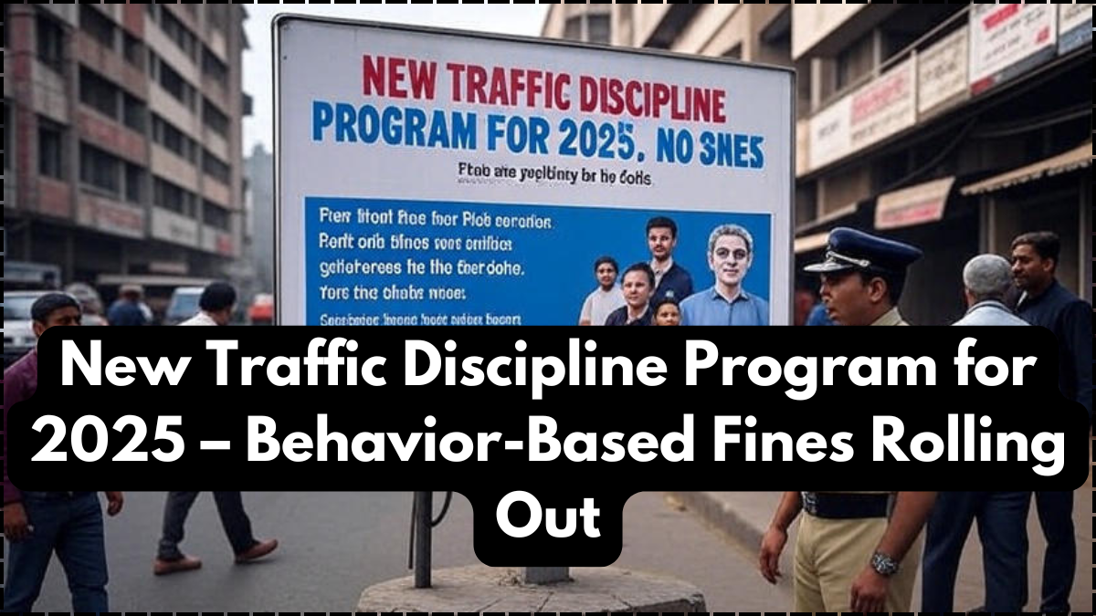 New Traffic Discipline Program for 2025 – Behavior-Based Fines Rolling Out