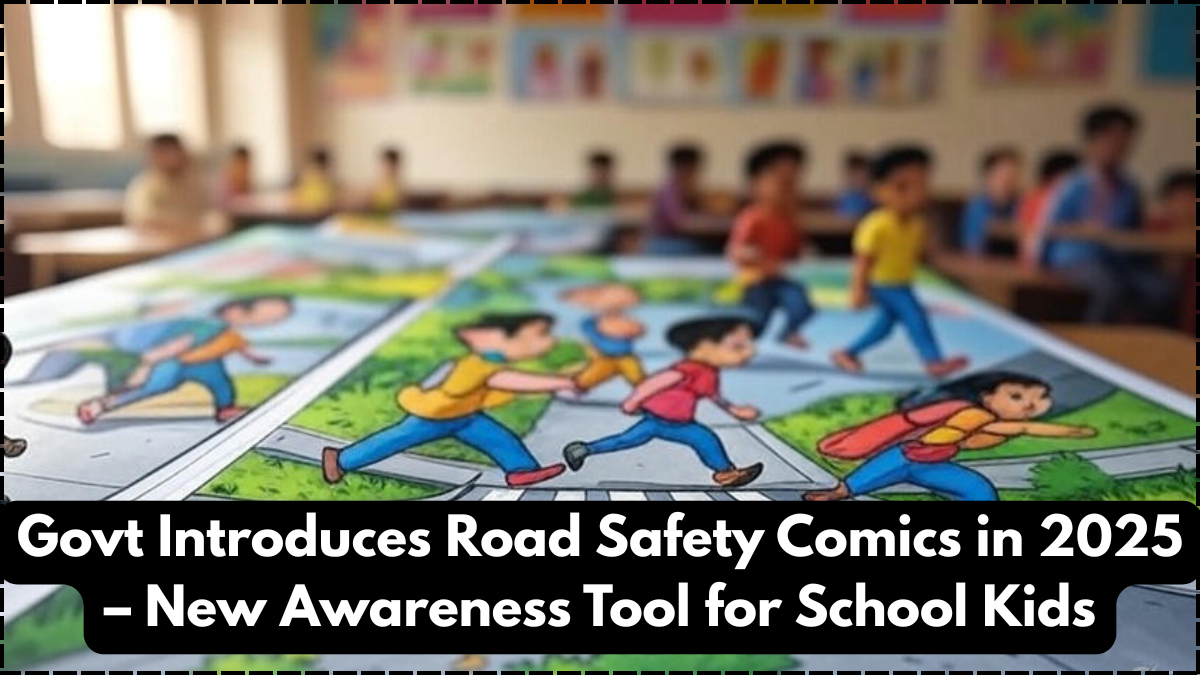 Govt Introduces Road Safety Comics in 2025 – New Awareness Tool for School Kids