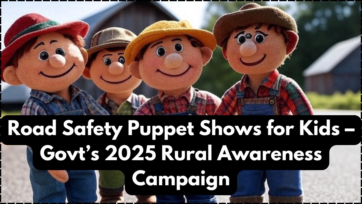 Road Safety Puppet Shows for Kids – Govt’s 2025 Rural Awareness Campaign