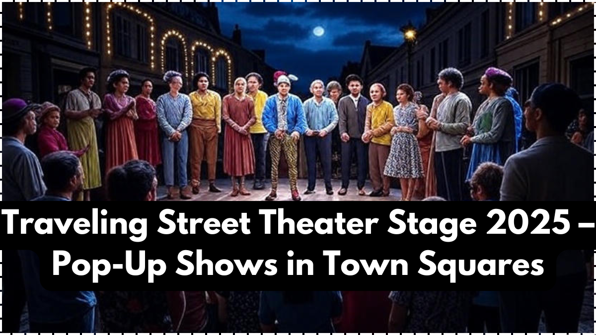 Traveling Street Theater Stage 2025 – Pop-Up Shows in Town Squares