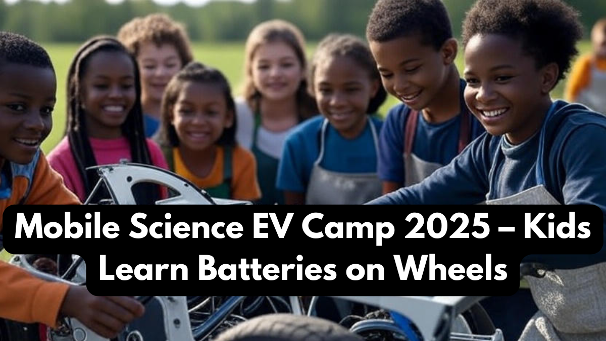 Mobile Science EV Camp 2025 – Kids Learn Batteries on Wheels