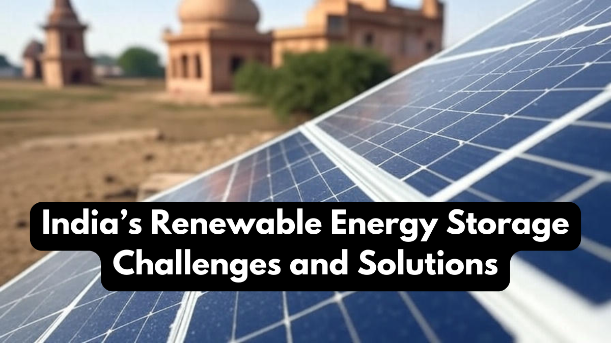 India’s Renewable Energy Storage Challenges and Solutions