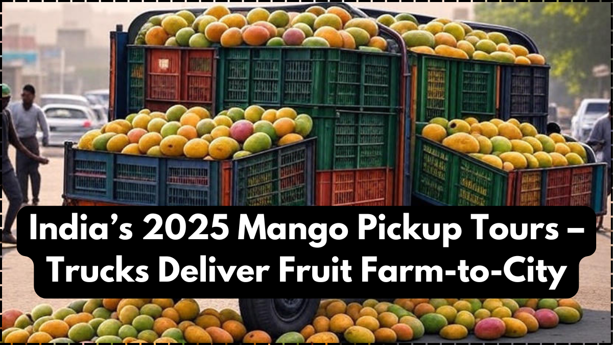 India’s 2025 Mango Pickup Tours – Trucks Deliver Fruit Farm-to-City