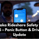 Karnataka Rideshare Safety System 2025 – Panic Button & Driver ID Update