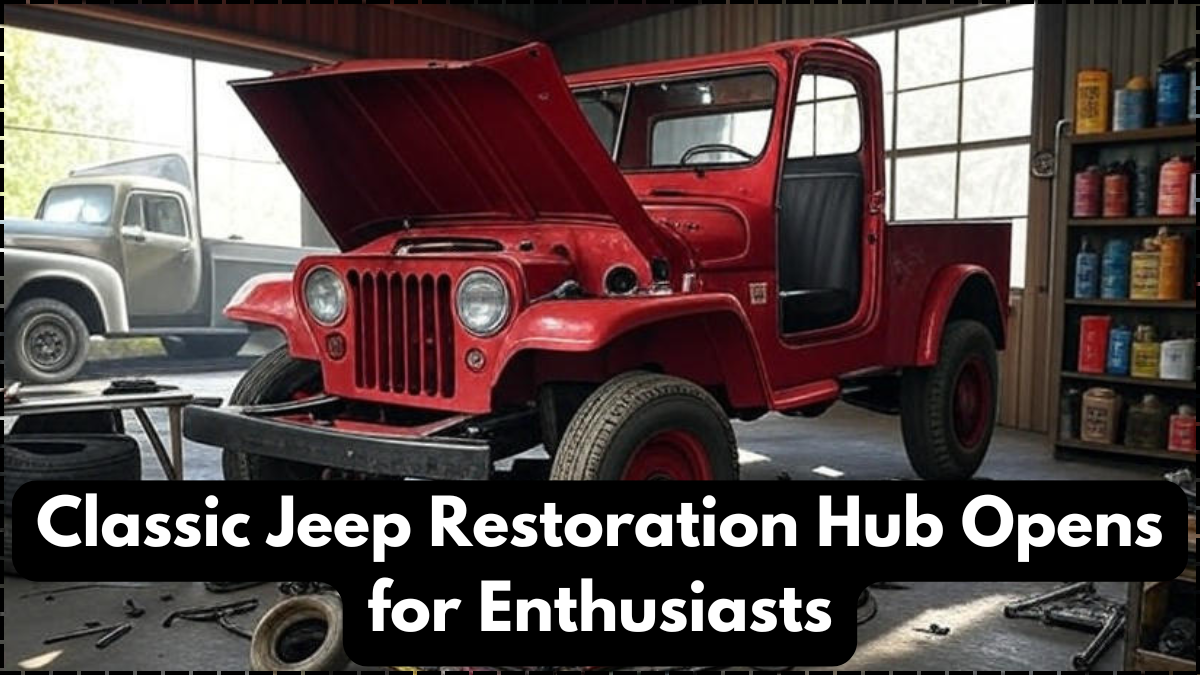 Classic Jeep Restoration Hub Opens for Enthusiasts