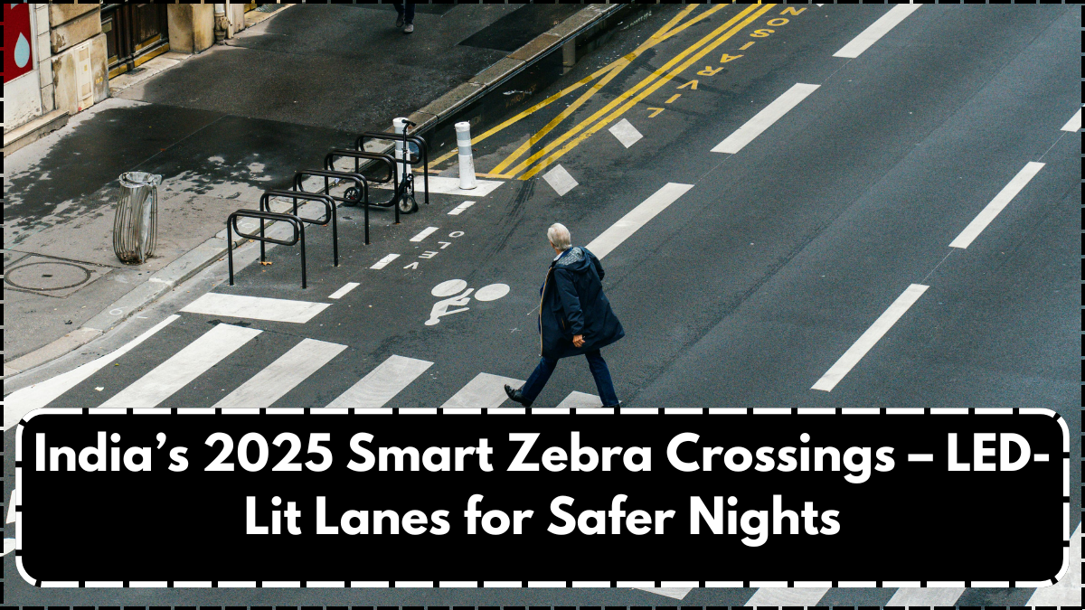India’s 2025 Smart Zebra Crossings – LED-Lit Lanes for Safer Nights