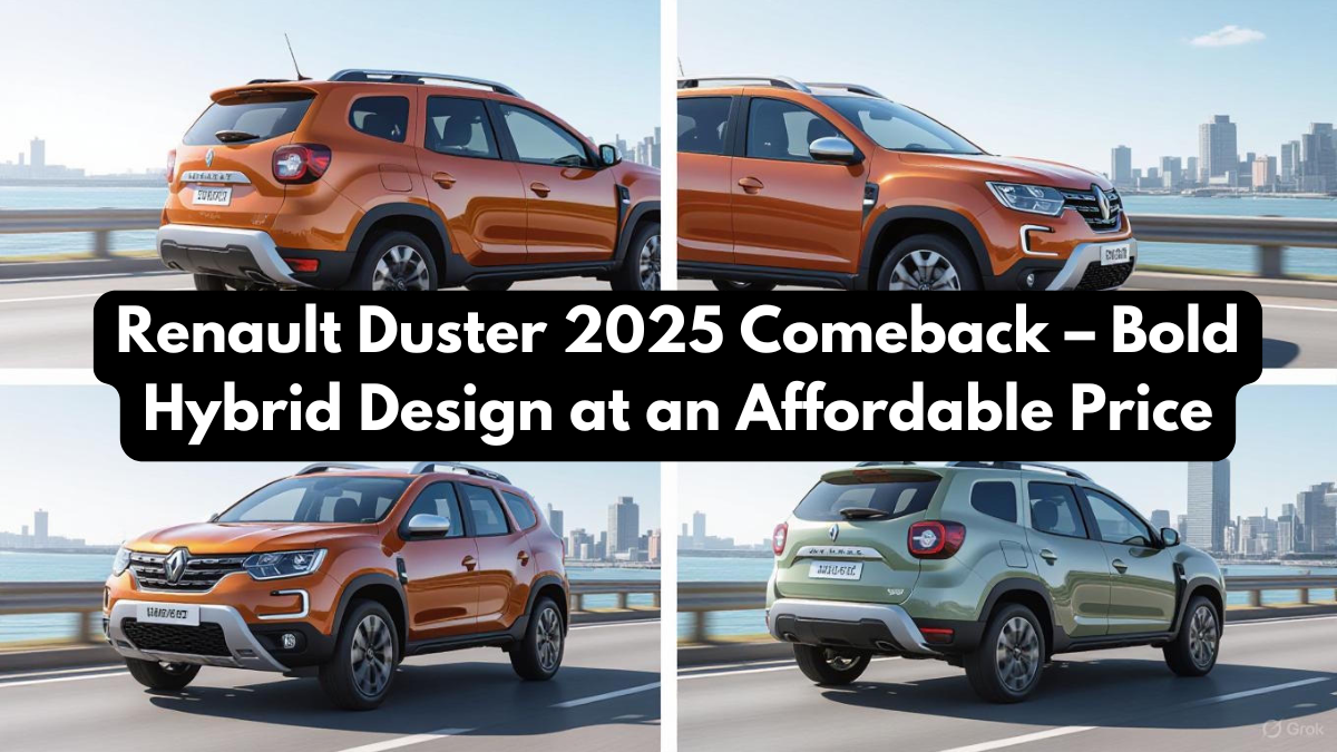 Renault Duster 2025 Comeback – Bold Hybrid Design at an Affordable Price