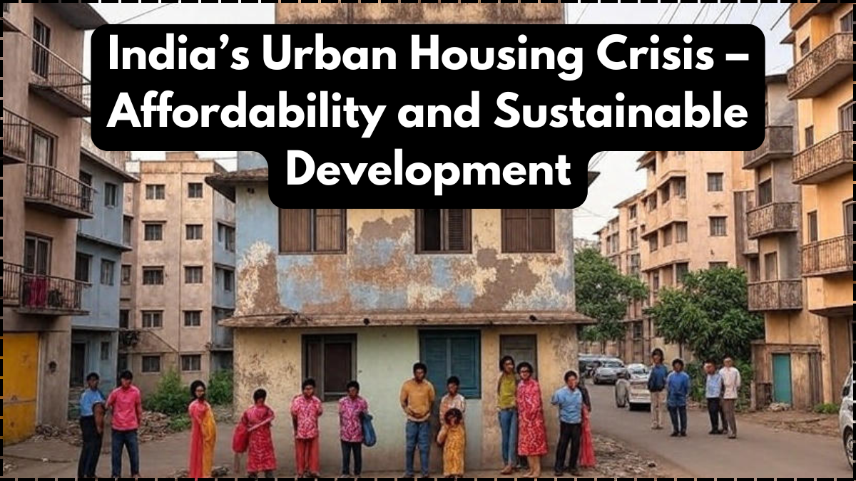 India’s Urban Housing Crisis – Affordability and Sustainable Development